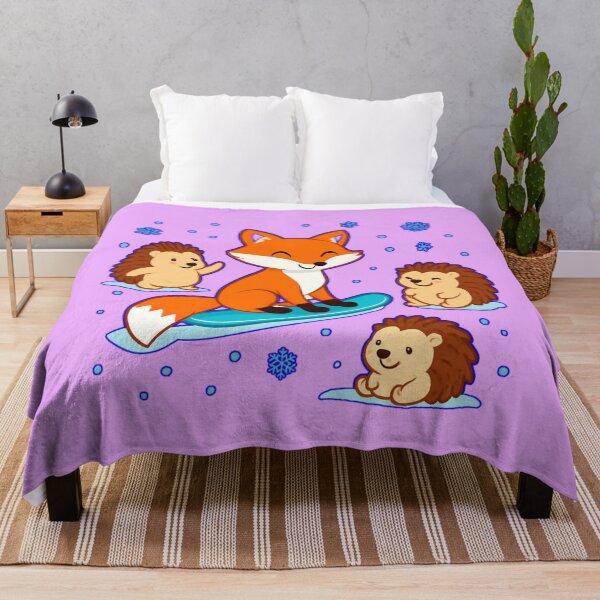 Item preview, A Fox on a Snow Slide.r. designed and sold by Zofia Sosnecka.