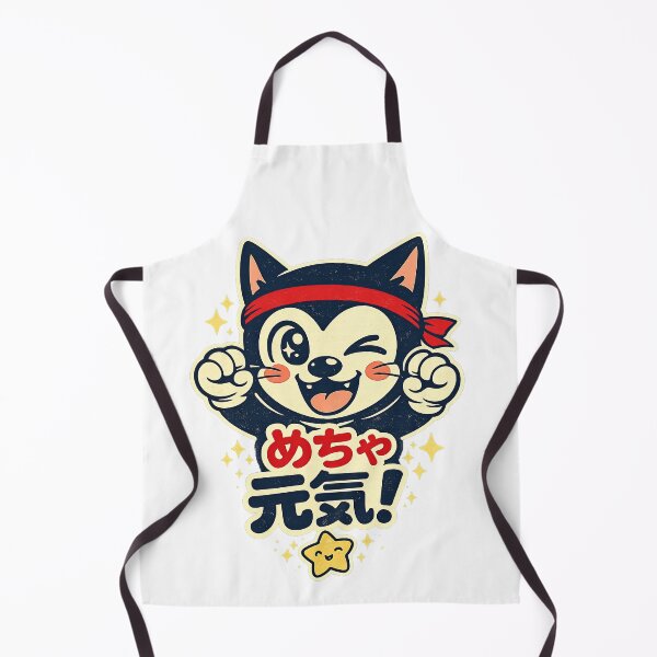 Item preview, Mecha Genki Kawaii Cat Shirt – Cute Japanese Anime-Style Lucky Cat Graphic Tee designed and sold by OreoStudio.