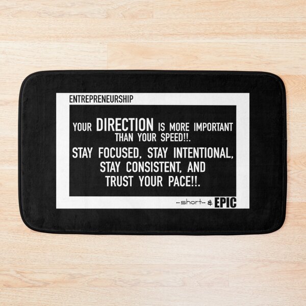 Item preview, Entrepreneurship: Maintain direction and consistency  designed and sold by -short- & EPIC shop.