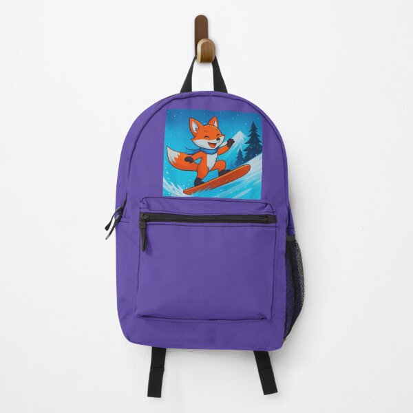 Item preview, A Fox on a Snow Slide.r. designed and sold by Zofia Sosnecka.