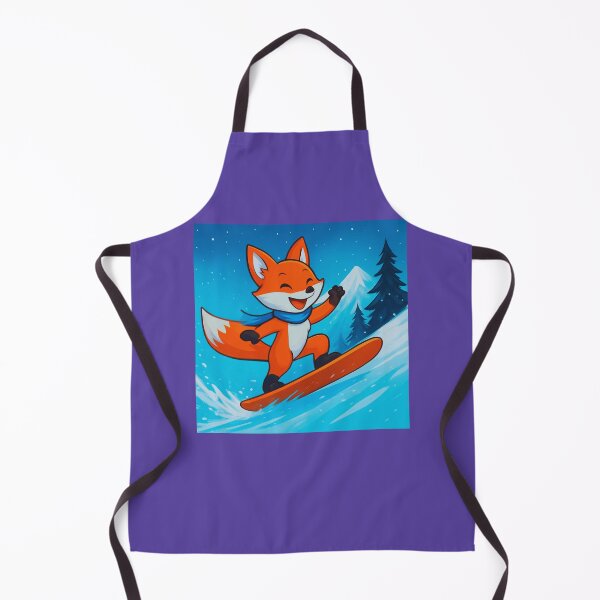 Item preview, A Fox on a Snow Slide.r. designed and sold by Zofia Sosnecka.