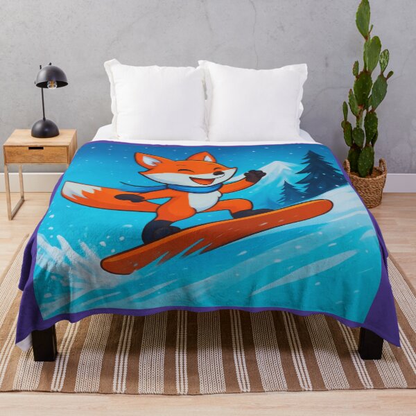 Item preview,  A Fox on a Snow Slide.r. designed and sold by Zofia Sosnecka.