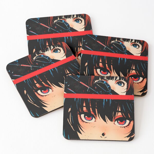 Item preview, Intense Red Eyes - Dark Manga Panels designed and sold by ShadowsInk.