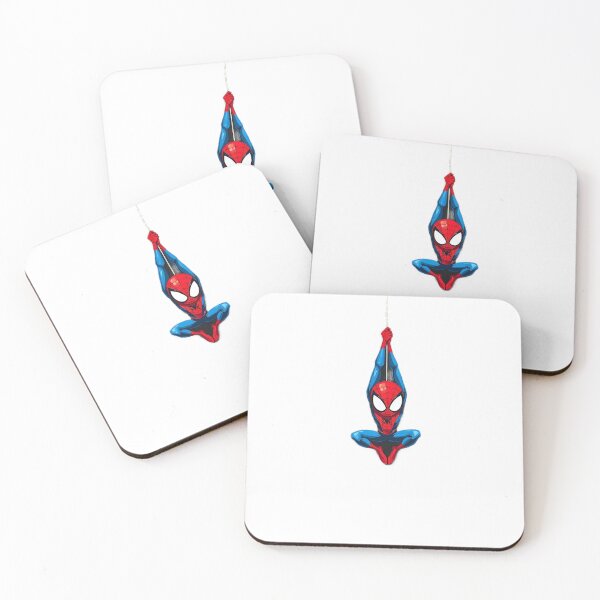 Item preview, Web-Slinging Superhero Hanging Pose | Minimal Comic Style Sticker designed and sold by SanjayBomma.