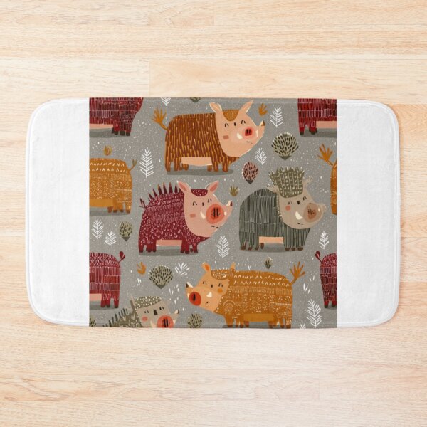 Item preview, Wild boars for kids designed and sold by SmileshareShop.