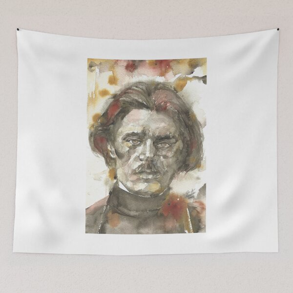 Item preview, MAXIM GORKY - watercolor portrait designed and sold by lautir.