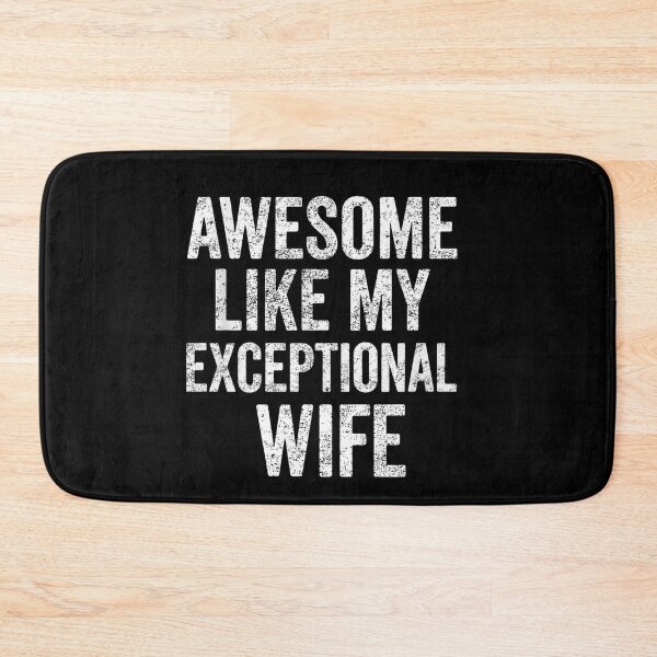 Item preview, Awesome Like My Exceptional Wife Relationship Humor designed and sold by salmzouriart.