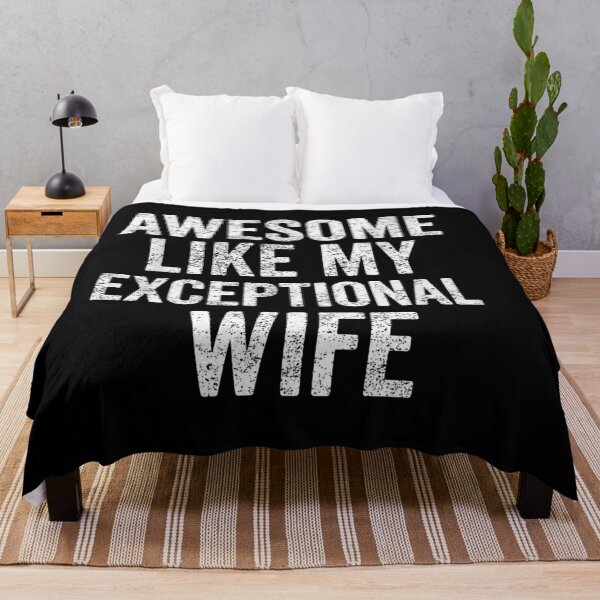 Item preview, Awesome Like My Exceptional Wife Relationship Humor designed and sold by salmzouriart.
