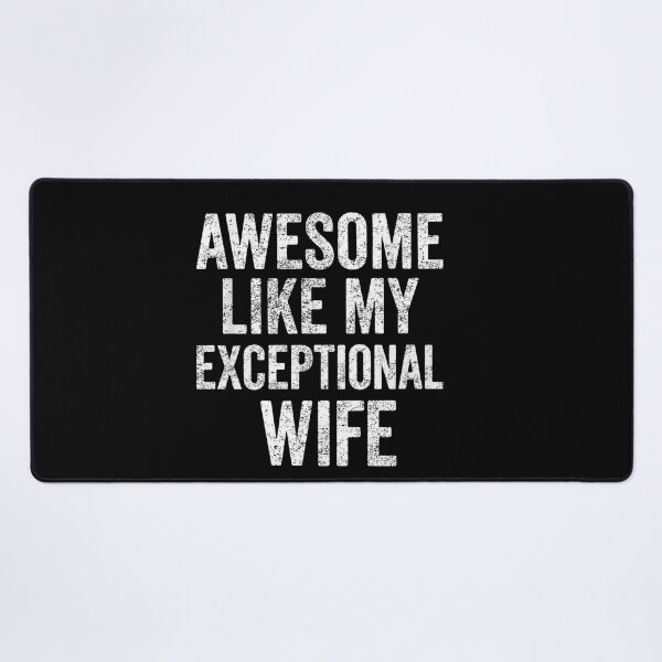Item preview, Awesome Like My Exceptional Wife Relationship Humor designed and sold by salmzouriart.
