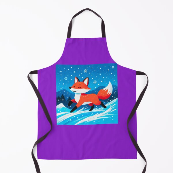 Item preview, A Fox on a Snow Slide.r. designed and sold by Zofia Sosnecka.