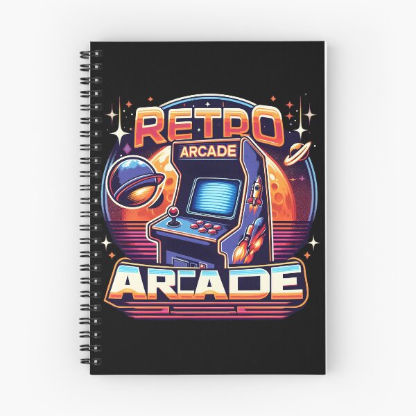 Item preview, Retro Arcade Machine with Space Theme and Rockets. designed and sold by The-T-In-Retro.