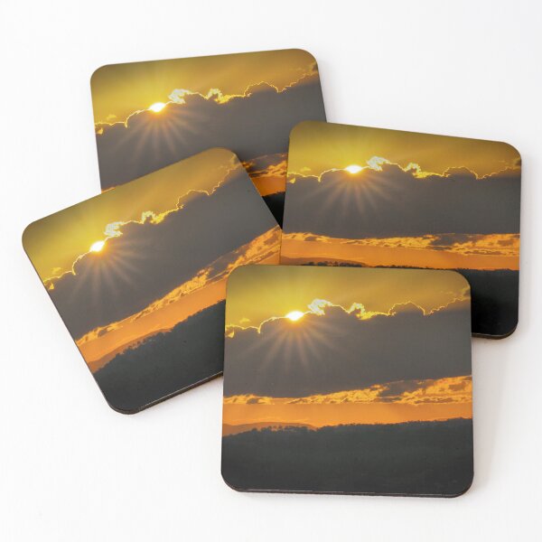 Item preview, Breathtaking Sunset Over Rolling Hills of Brisbane Australia designed and sold by pcole123.