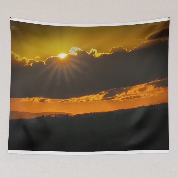 Item preview, Breathtaking Sunset Over Rolling Hills of Brisbane Australia designed and sold by pcole123.