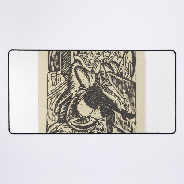 Item preview, Ernst Ludwig Kirchner Woman Tying Shoe designed and sold by LaFabricaArt.