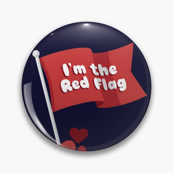 Item preview, Funny Im The Red Flag Valentines Design designed and sold by LinaValearte.