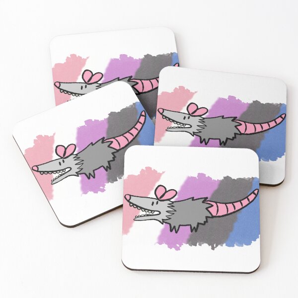 Item preview, Genderfluid Pride Possum designed and sold by Colbypuppy's Designs.