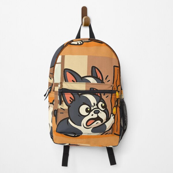 Item preview, Boston Terrier Cartoon Loaf – Dramatic Door Pull designed and sold by LuxuryApparels.