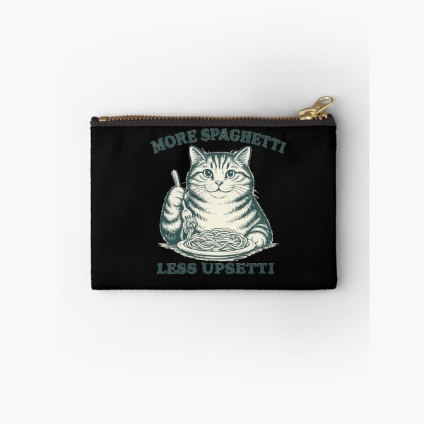 Item preview, more spagetti less upsetti cat who loves spagetti  designed and sold by zuzzelek44.