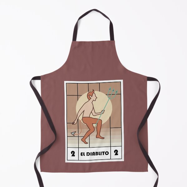 Item preview, The Little Devil Mexican Lottery Digital Illustration designed and sold by escarabajdesign.