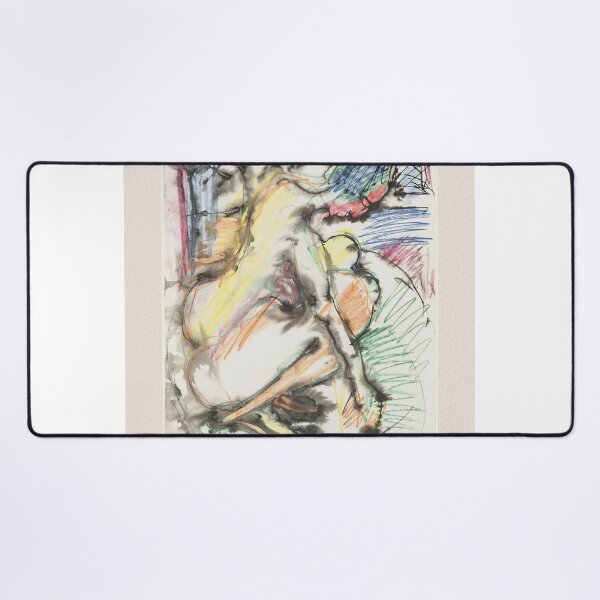 Item preview, Ernst Ludwig Kirchner Expressionist Nude Bath designed and sold by LaFabricaArt.
