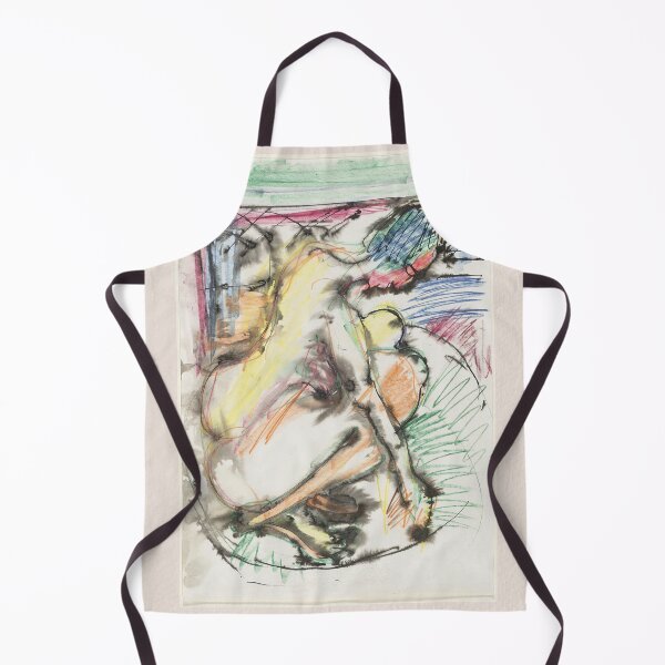 Item preview, Ernst Ludwig Kirchner Expressionist Nude Bath designed and sold by LaFabricaArt.