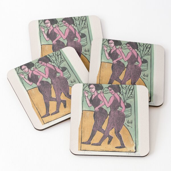Item preview, Kirchner English Step Dancers Expressionism designed and sold by LaFabricaArt.
