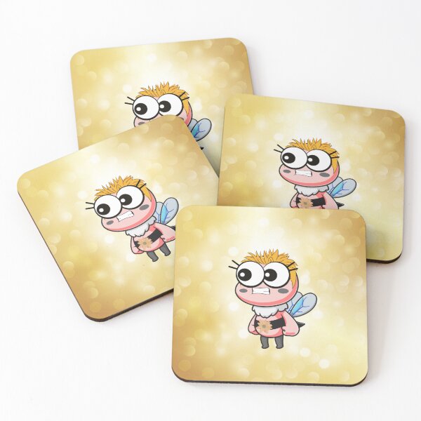 Item preview, Buzzbolt the Nervous Bee  Digital Sticker Art  designed and sold by BuzzBrigade.