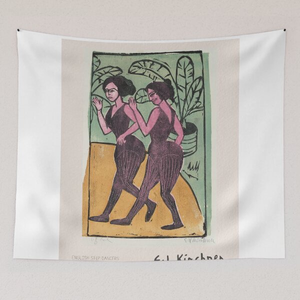 Item preview, Kirchner English Step Dancers Expressionism designed and sold by LaFabricaArt.