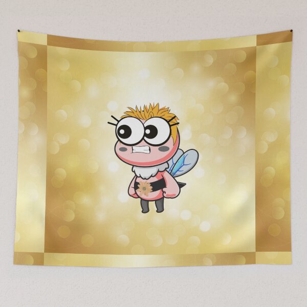 Item preview, Buzzbolt the Nervous Bee  Digital Sticker Art  designed and sold by BuzzBrigade.