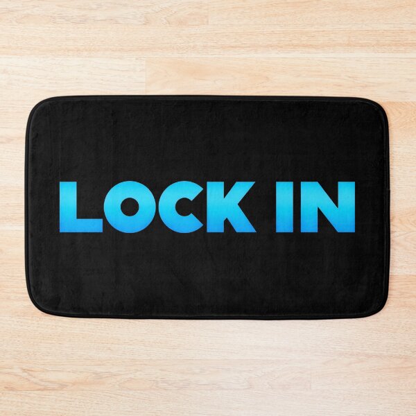 Item preview, Lock In, Cool Blue designed and sold by Memes N Lore .