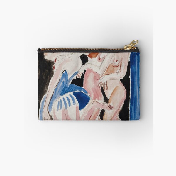 Item preview, Kirchner Three Dancers Expressionist Art designed and sold by LaFabricaArt.
