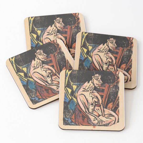 Item preview, Kirchner The Beloved Expressionist Nude designed and sold by LaFabricaArt.