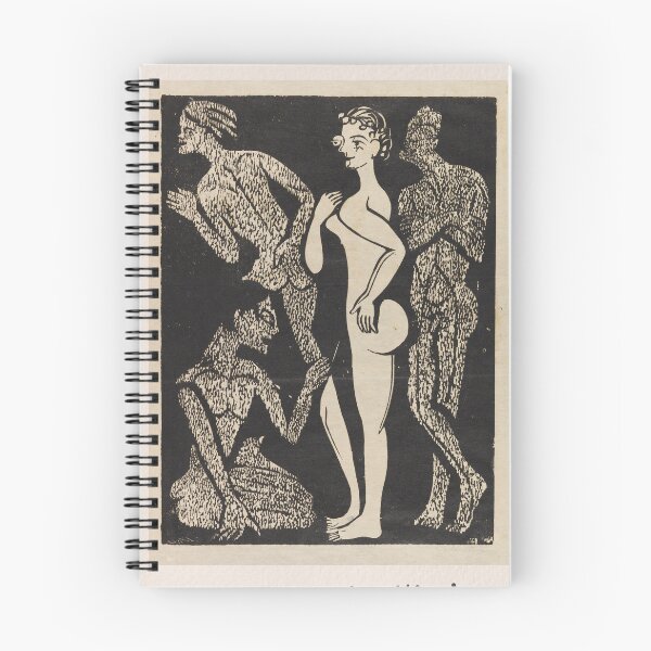 Item preview, Kirchner Woman and Men Expressionism designed and sold by LaFabricaArt.