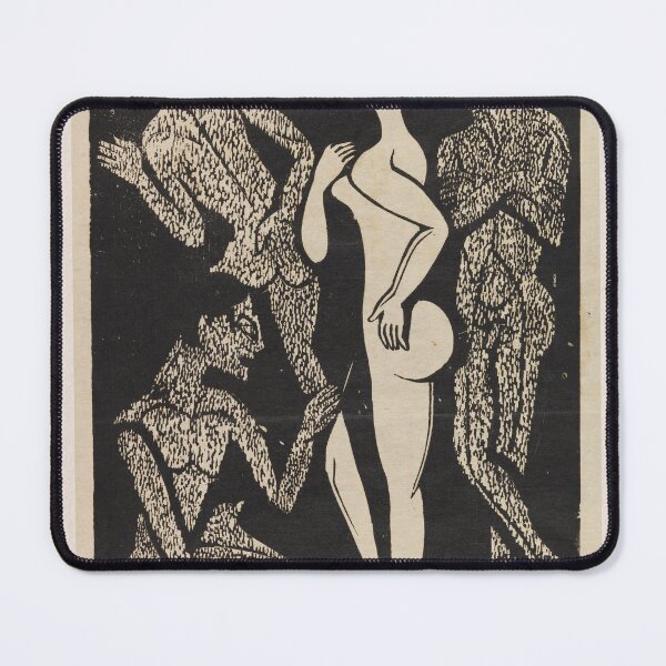 Item preview, Kirchner Woman and Men Expressionism designed and sold by LaFabricaArt.