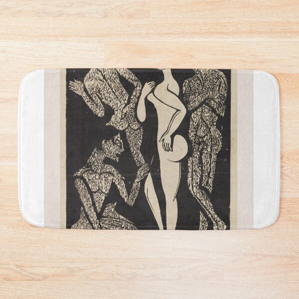 Item preview, Kirchner Woman and Men Expressionism designed and sold by LaFabricaArt.