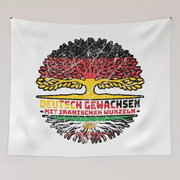 Item preview, German Grown, Iranian Roots – Lion and Sun (Shir o Khorshid) Heritage Design designed and sold by FlagX.