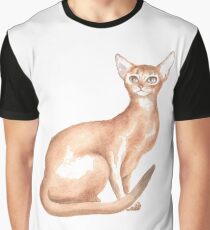 Abyssinian Cat Kitty Pet Graphic T-Shirt