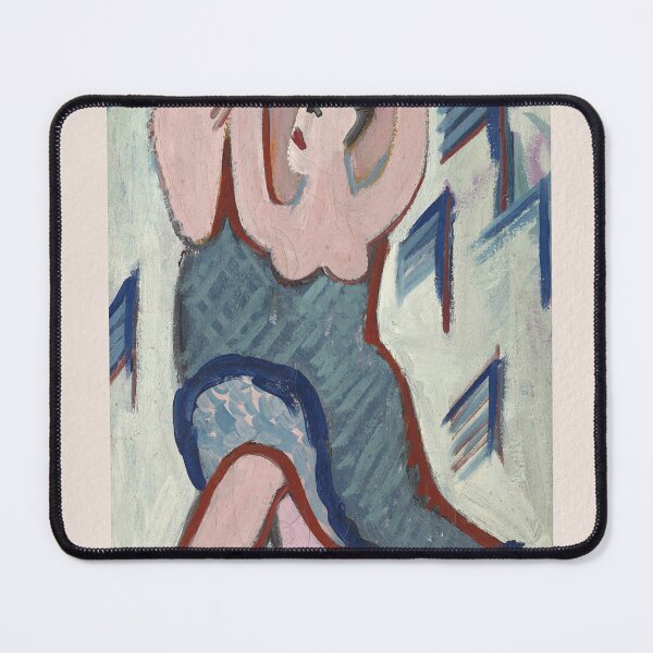 Item preview, Kirchner Dancing Couple Expressionist Art designed and sold by LaFabricaArt.
