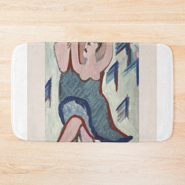 Item preview, Kirchner Dancing Couple Expressionist Art designed and sold by LaFabricaArt.