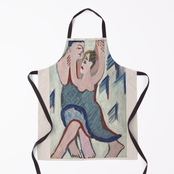 Item preview, Kirchner Dancing Couple Expressionist Art designed and sold by LaFabricaArt.