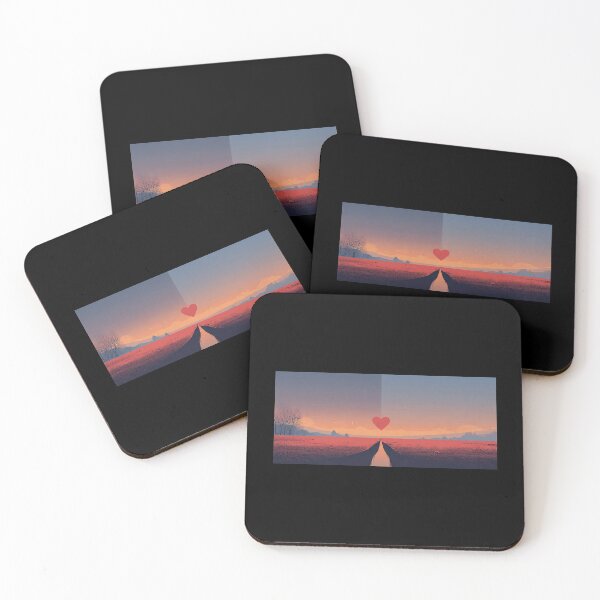Item preview, Romantic Sunset Heart Landscape, Mother's Day Gift, Gift for Mom designed and sold by PixelQ.