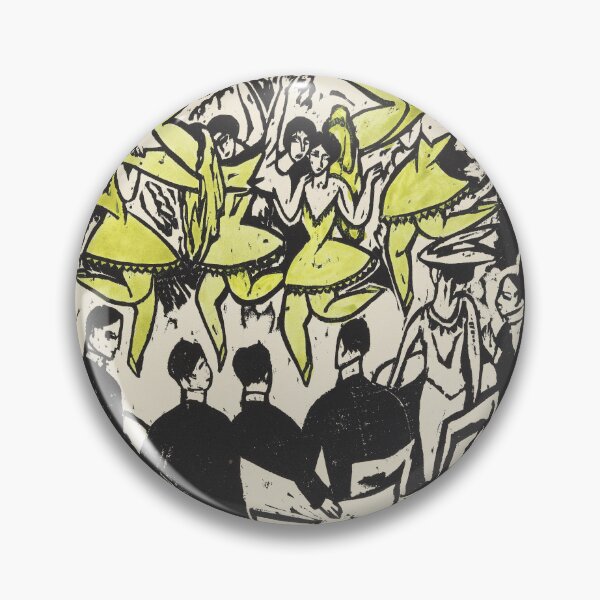 Item preview, Kirchner Ice Palace Dancers Expressionism designed and sold by LaFabricaArt.