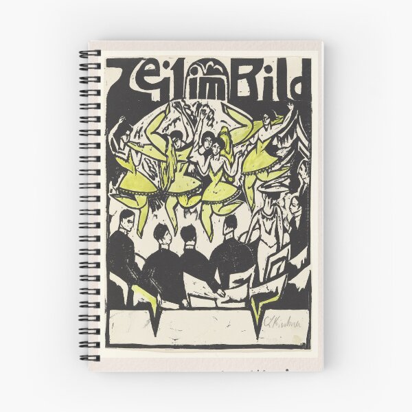 Item preview, Kirchner Ice Palace Dancers Expressionism designed and sold by LaFabricaArt.
