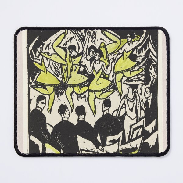 Item preview, Kirchner Ice Palace Dancers Expressionism designed and sold by LaFabricaArt.
