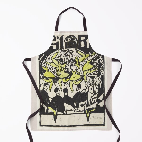 Item preview, Kirchner Ice Palace Dancers Expressionism designed and sold by LaFabricaArt.