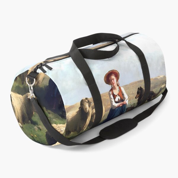 Item preview, Shepherdess with Sheep in a Landscape designed and sold by Jon-Baran.