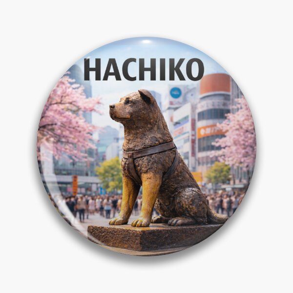Artikelvorschau, Hachiko-Statue, Shibuya Japan entworfen und verkauft von Myra365Art.