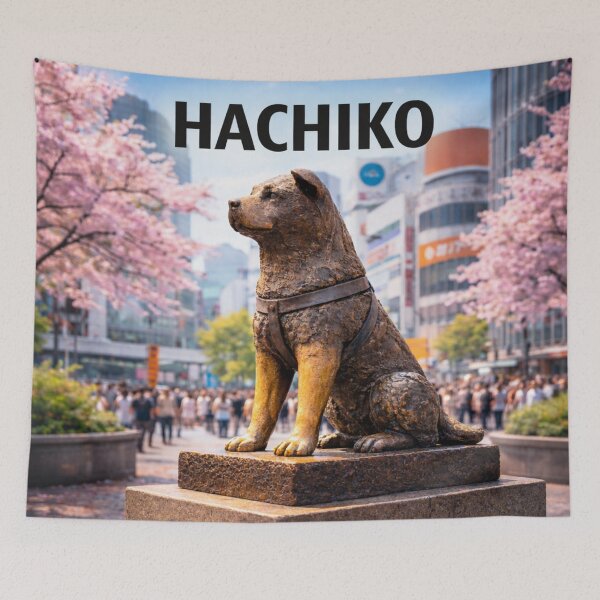 Item preview, Hachiko Statue, Shibuya Japan designed and sold by Myra365Art.