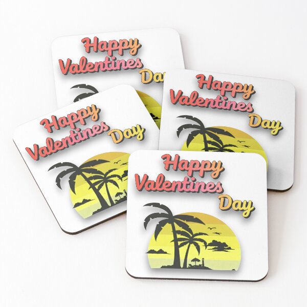 Item preview, Romantic Tropical Sunset Valentine Greeting designed and sold by blacK1982White.