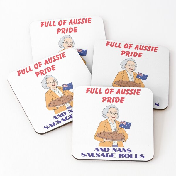 Item preview, Full of Aussie Pride & Nan’s Sausage Rolls designed and sold by Hintotees.